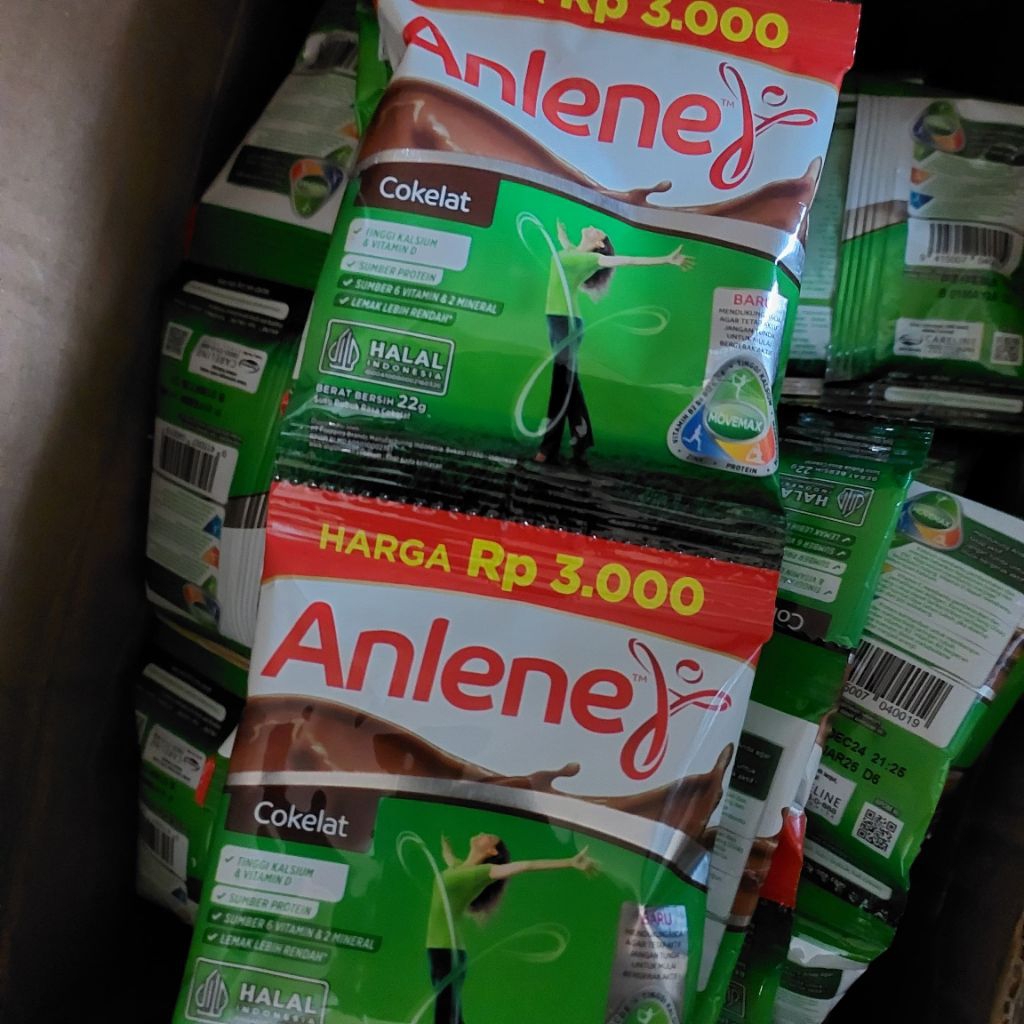 

Anlene susu dewasa ED 2026 10 sachet Rasa COKLAT Dan VANILLA