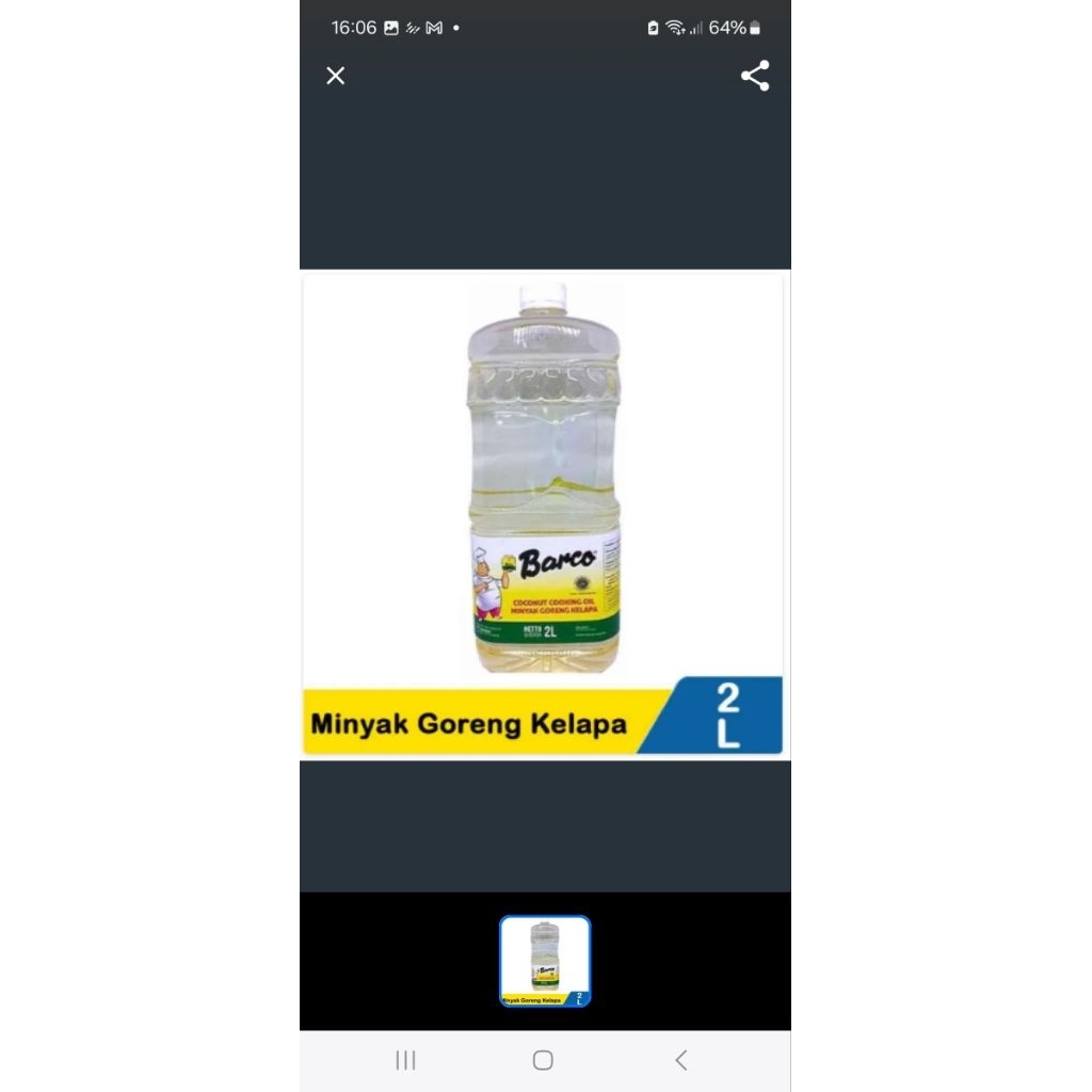 

Minyak Goreng Barco Botol 2 liter