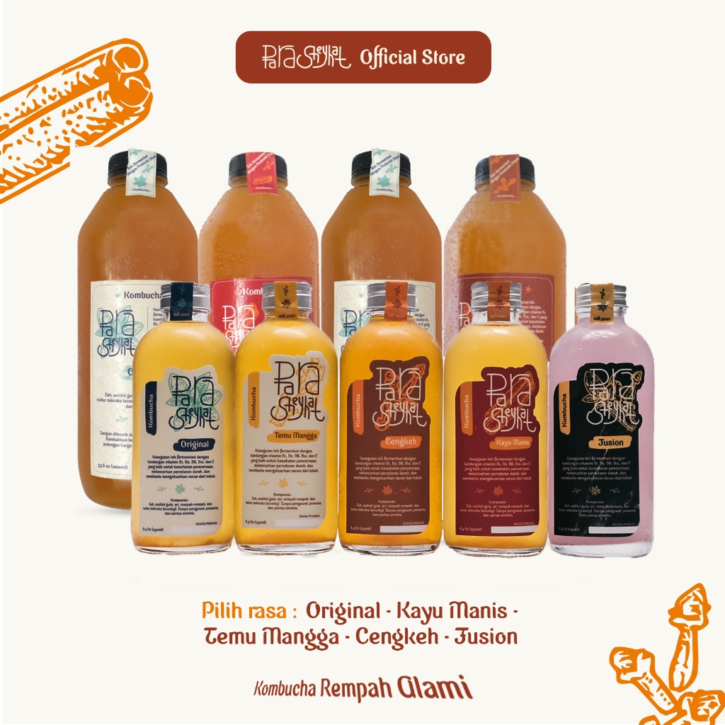 

Kombucha Minuman Fermentasi Teh Probiotik Kaya Antioksidan | by Parasheyhat