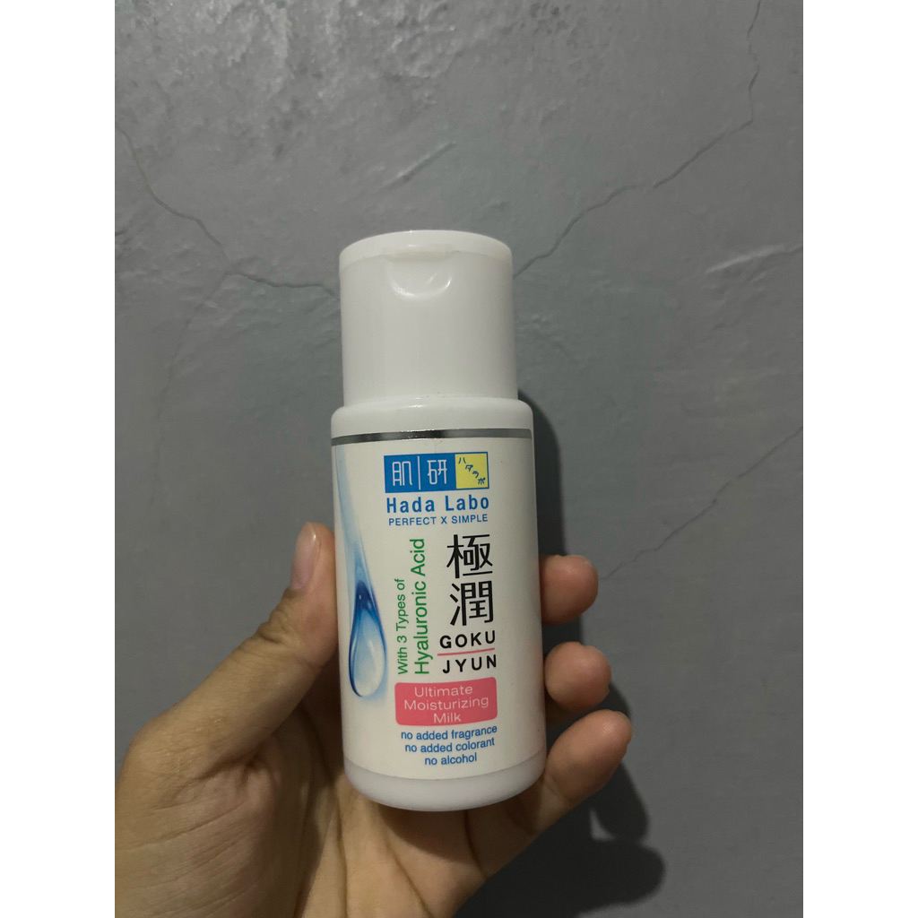 preloved hadalabo moistirizing milk