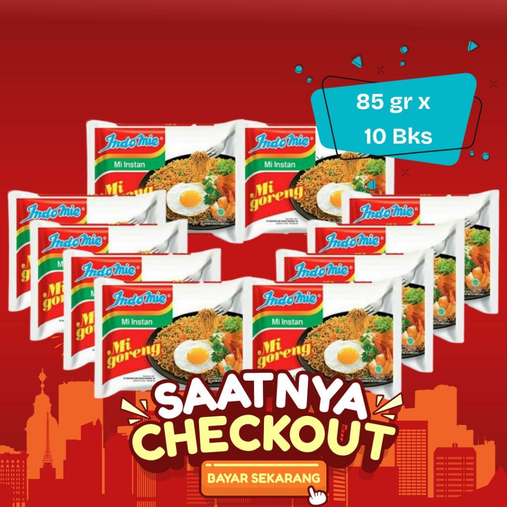 

INDOMIE GORENG MIE INSTAN 10 PCS x 85gr
