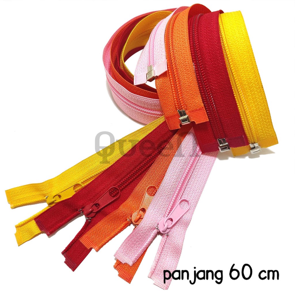 Resleting Jaket / Resleting Jaket 60 cm / Resleting jaket Panjang 60 cm