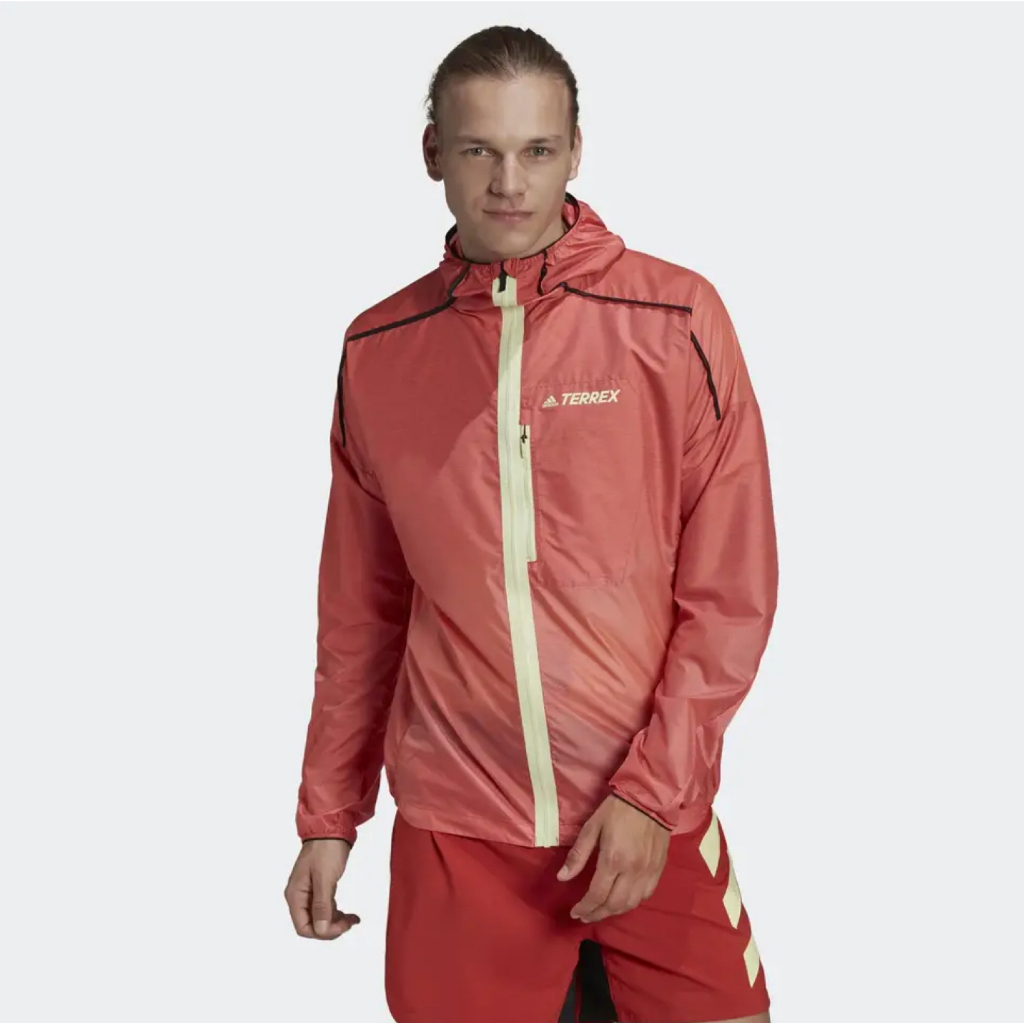 jaket Trail Running Adidas Terrex Windwave Hoodie Jacket Packable
