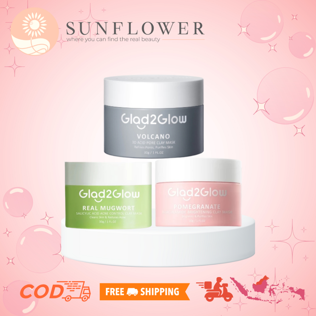 Volcano Clay Mask + Pomegranate Clay Mask + Mugwort Clay Mask