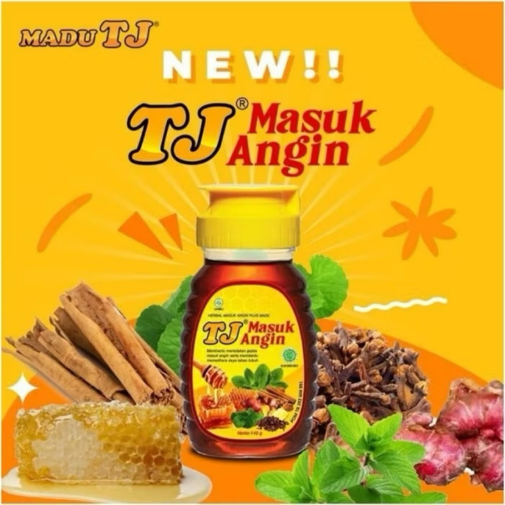 

MADU TJ MASUK ANGIN 140 Gram