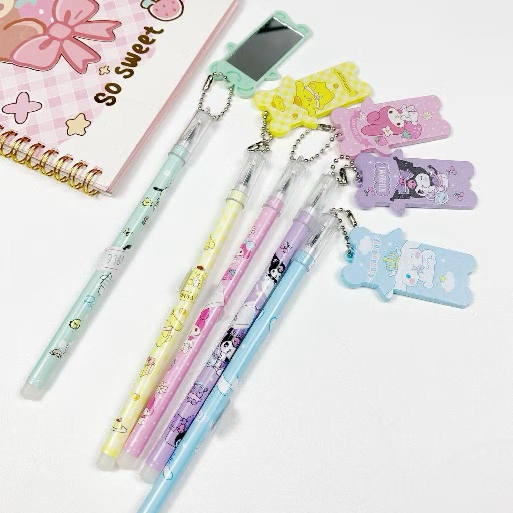 

Pulpen Sisir Cermin Buku Pena Karakter Sanrio Lotso Labubu Random