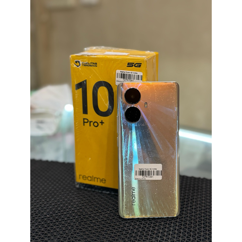Realme 10 Pro Plus 5G 12/256 GB GARANSI RESMI FULLSET