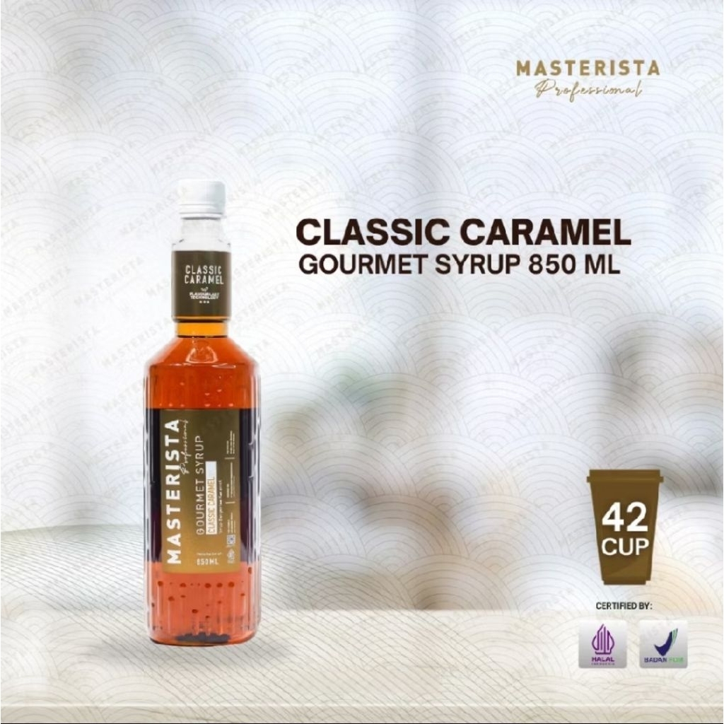 

Masterista syrup classic caramel 850ml