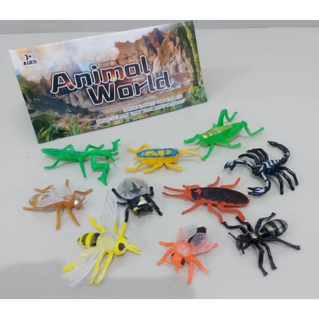 Mainan Binatang Karet Serangga