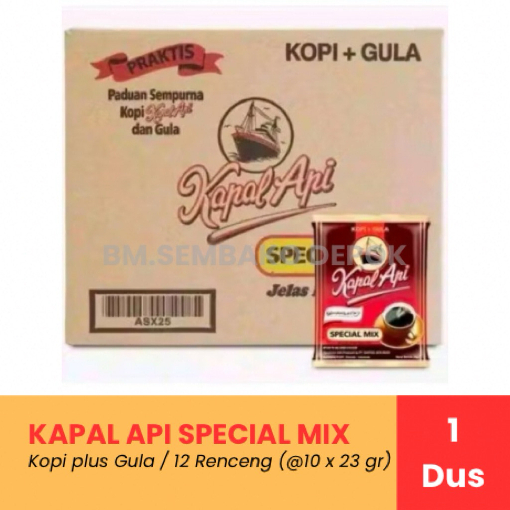 

Kapal Api Spesial Mix 1 Dus 1 Karton / Kapal Api Depok
