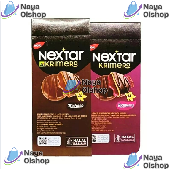 

Nextar Krimero Richoco dan rich berry isi 80 gram