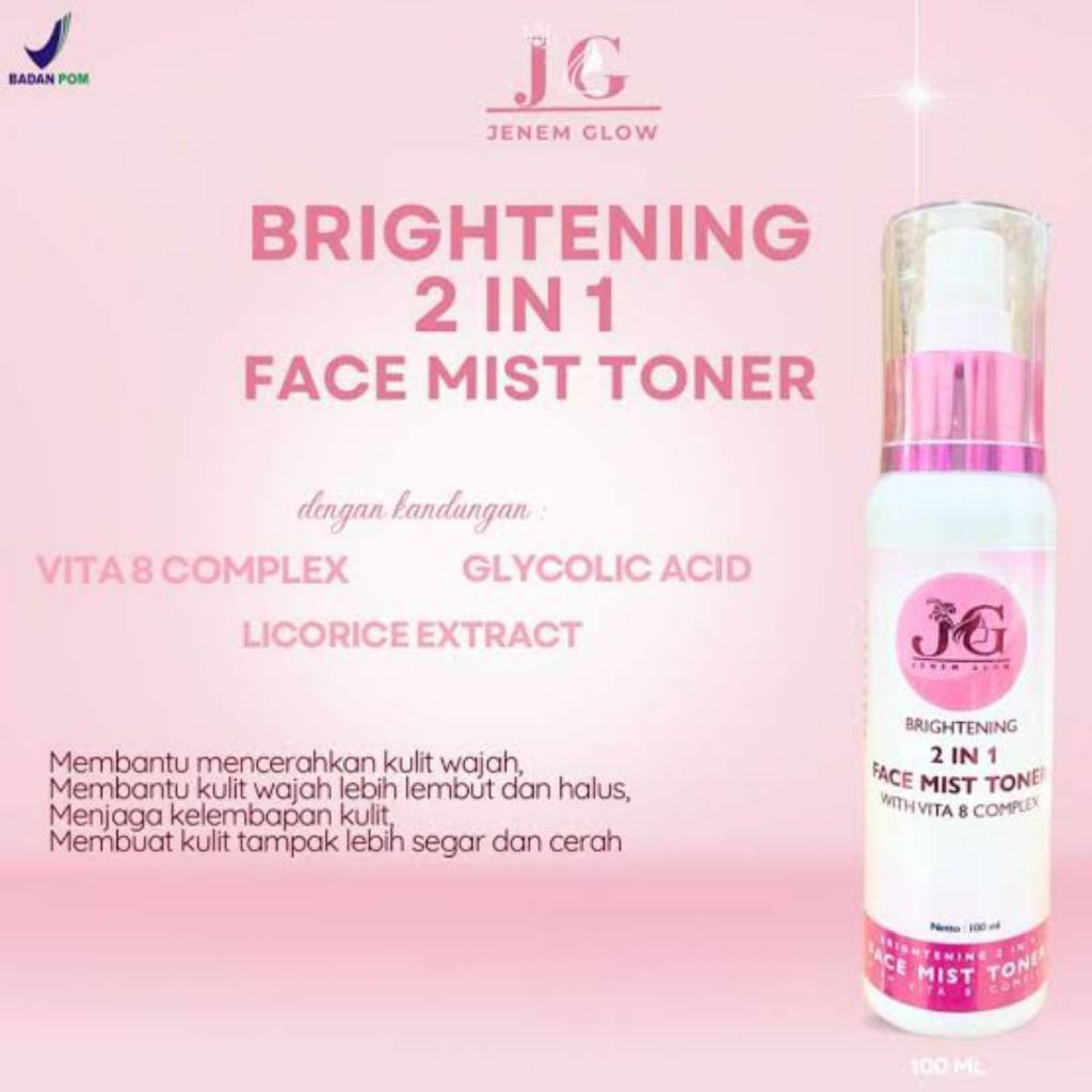 face toner JG JENEM GLOW [ READY STOK ]