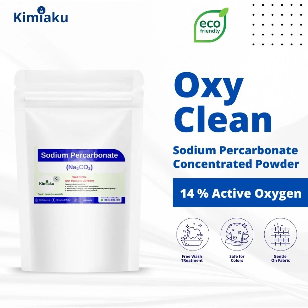 [COD] Oxy Clean - Pemutih Pakaian & Penghilang Noda / Sodium Percarbonate 500 gr Kemasan Pouch by Ki