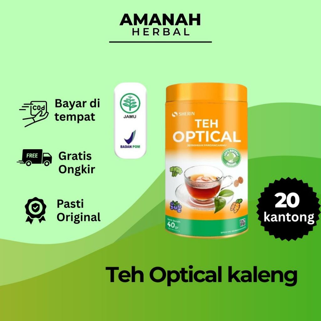 

Teh Optical Kemasan Kaleng / Teh Optical untuk Mata