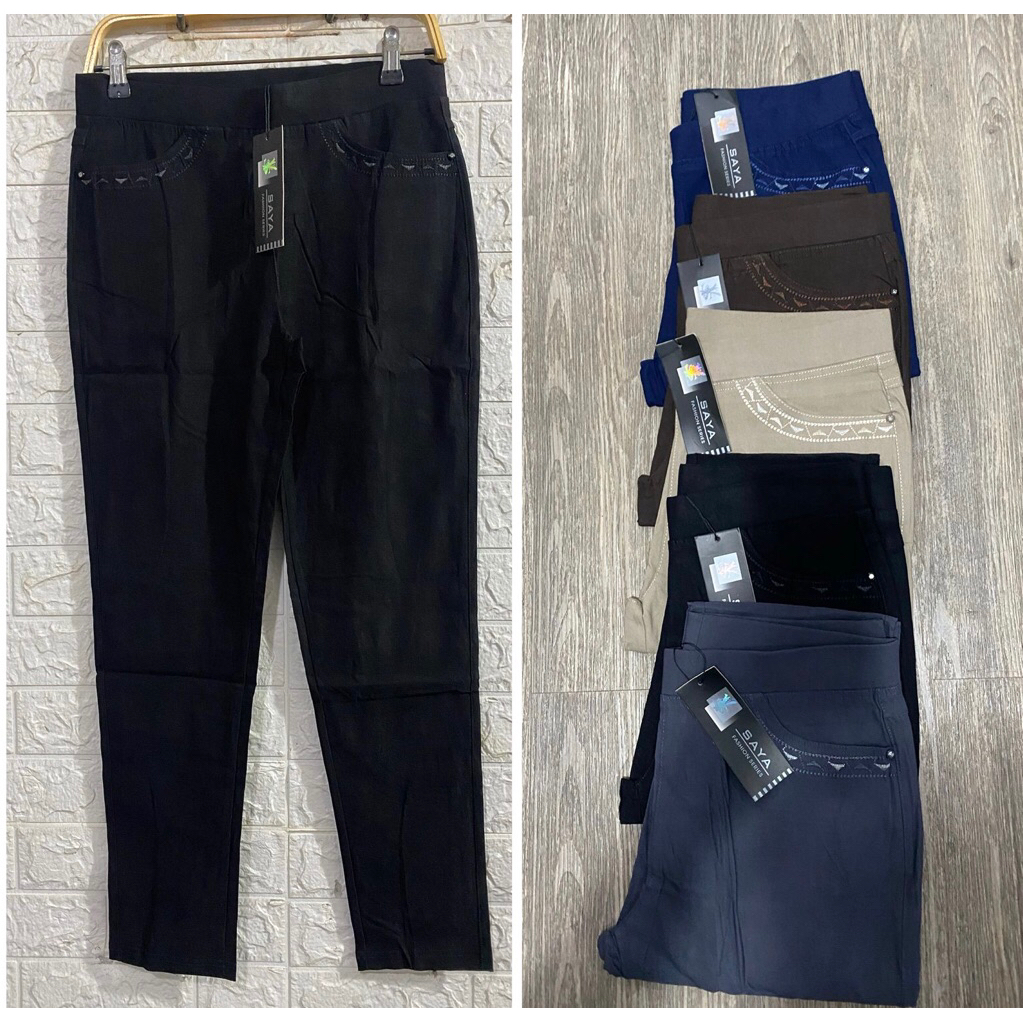 Ori Merk Saya / Celana import SAYA / Celana Panjang Wanita / CELANA IMPORT MERK SAYA/merk w2000