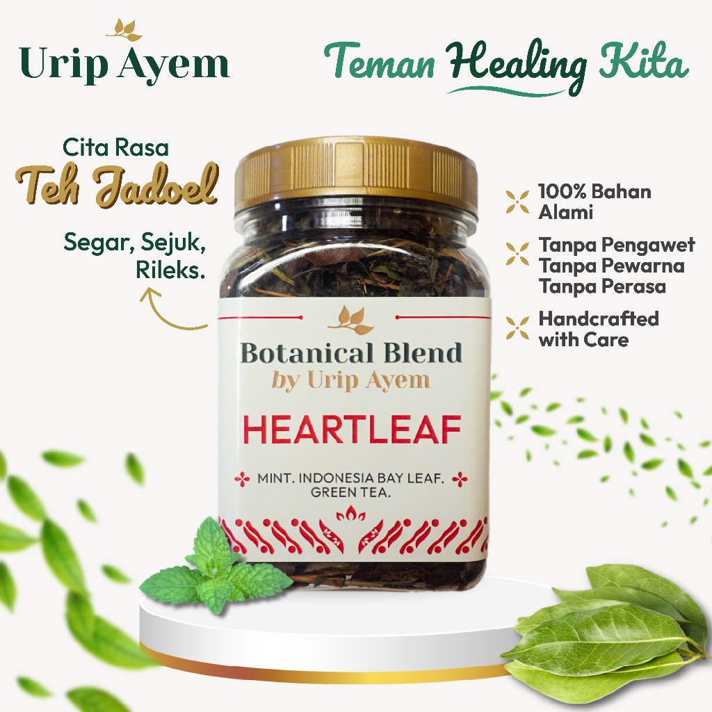 

Teh Jadul Botanical Blend - Heartleaf Tea (Mint, Indonesia Bay Leaf, Green Tea) by Urip Ayem