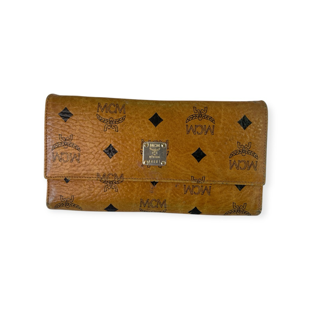 mcm vintage long wallet