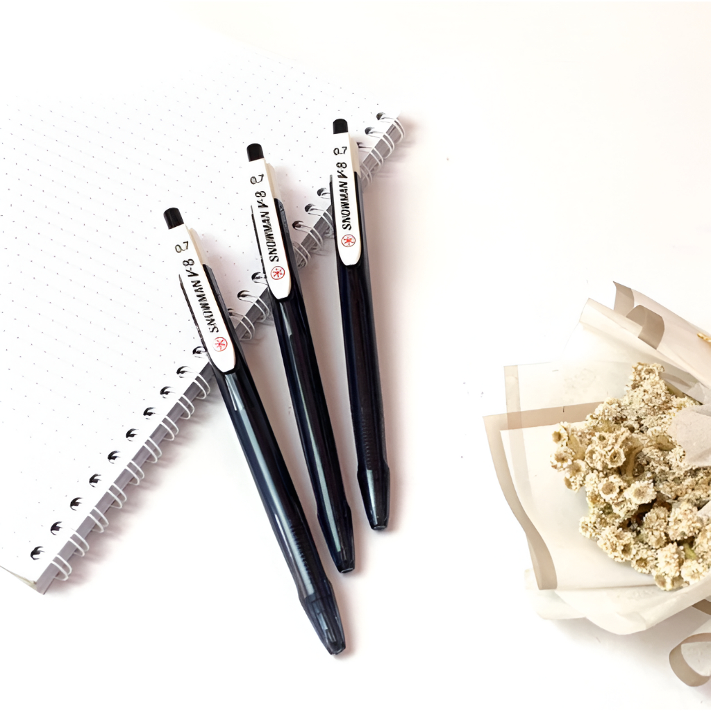 

(1 Pcs) Pulpen Snowman V8 0.7mm - Ballpoint Pen Snowman V-8 / V8 / V 8