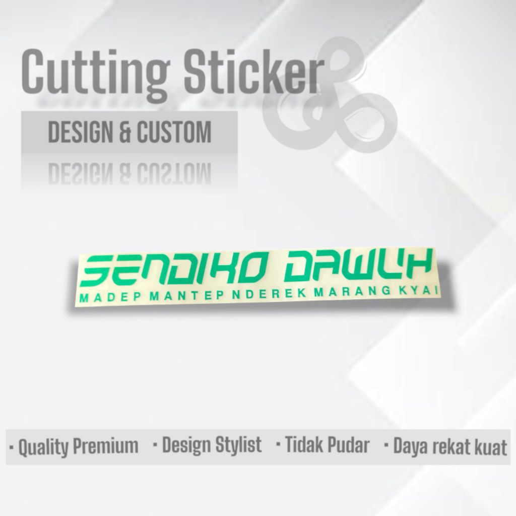 Sticker sendiko dawuh