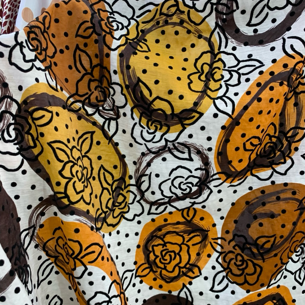 kain silky motif embos - bahan katun silky rubiah - bahan silky citru - kain citru cotton premium- b