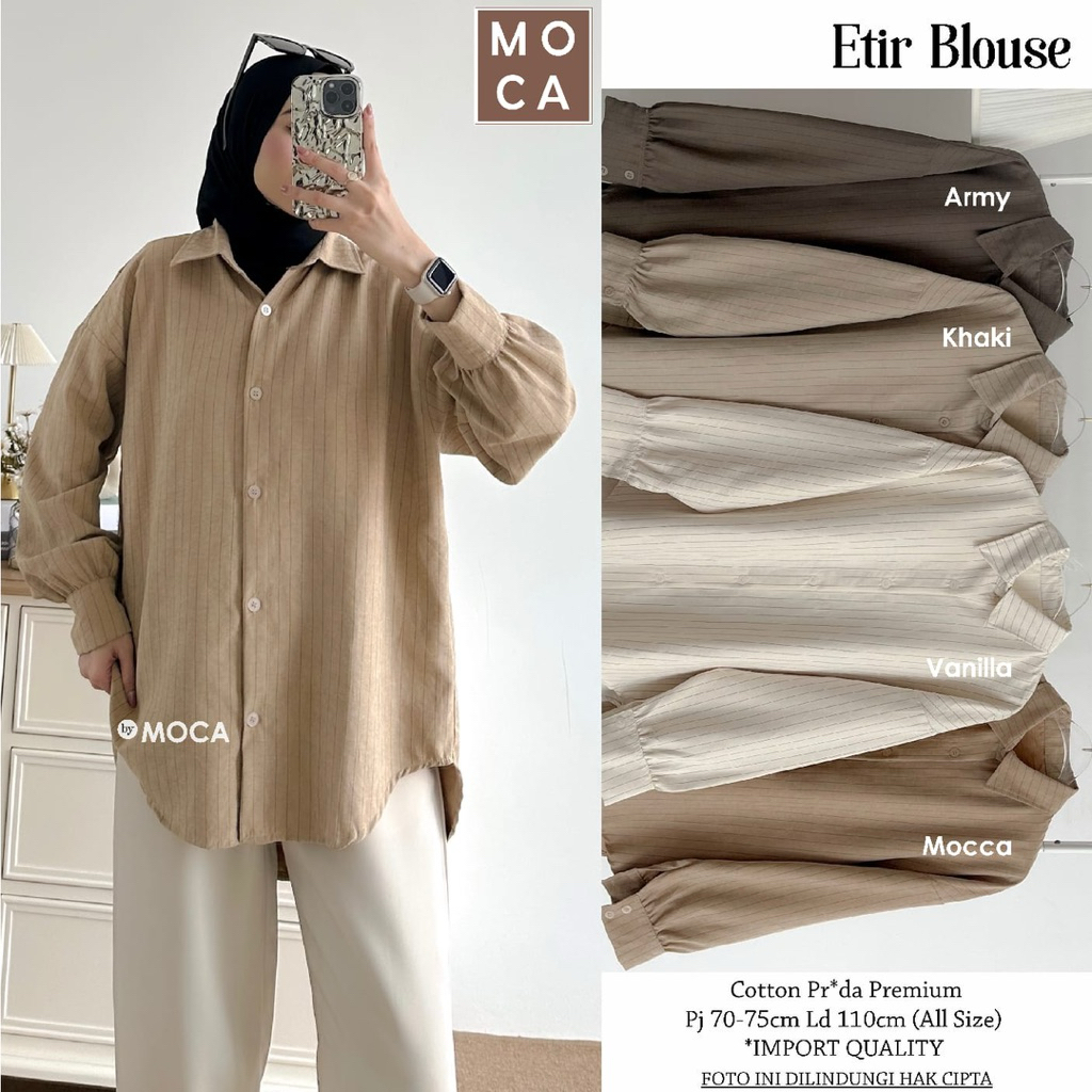 olte kemeja blouse ori moca kemeja putih wanita kemeja kantor wanita casual kemeja jumbo ld 120 xl x