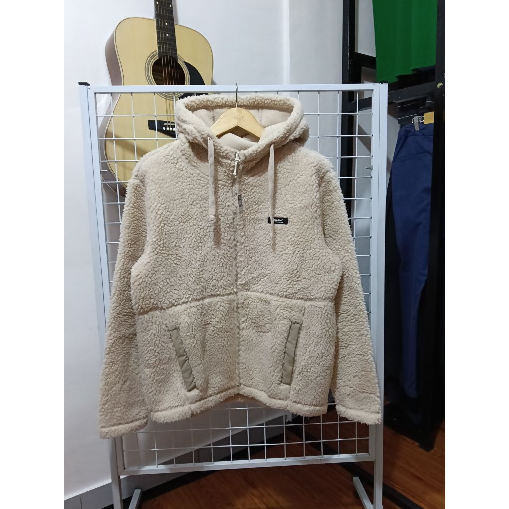 Zip Hoodie Polham Alaska  Sherpa size M 68x58 Kondisi Terbaik