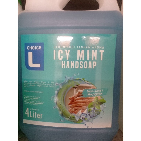 SABUN CUCI TANGAN CHOICE L/HAND SOAP 4 LITER - SABUN CUCI TANGAN