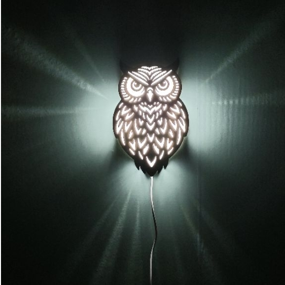 Lampu burung hantu lampu hias burung hantu lampu pajangan burung hantu lampu dinding burung hantu