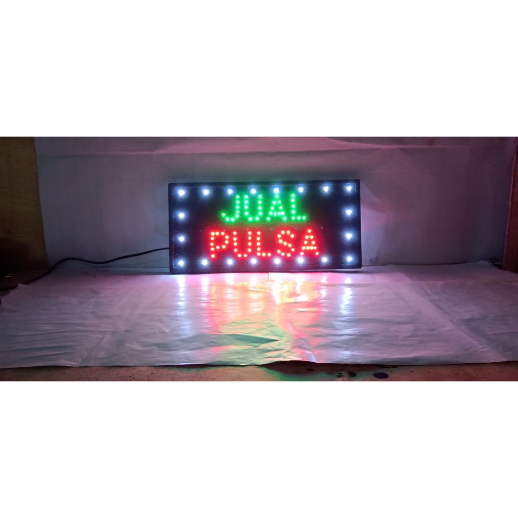 led sign jual pulsa