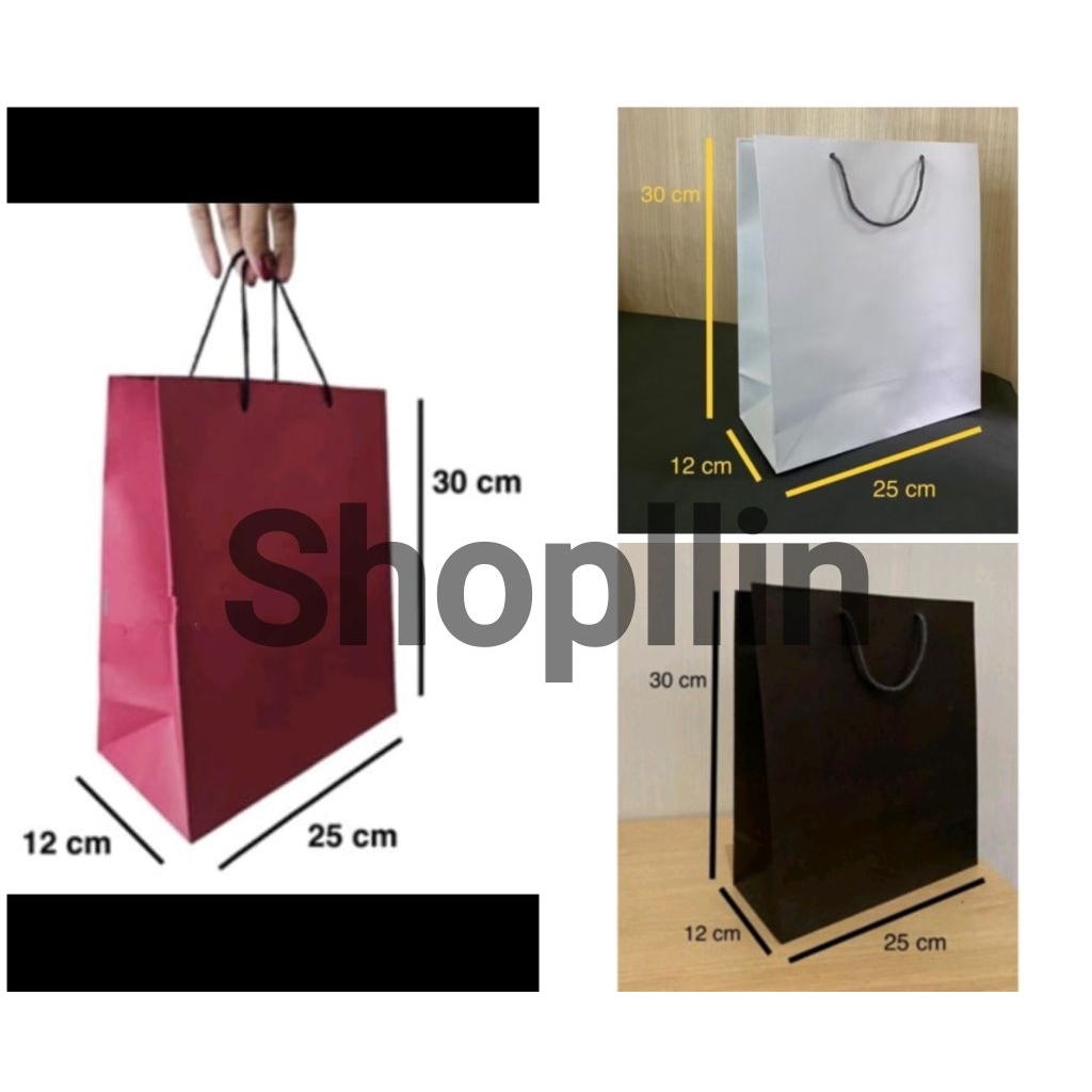 

PaperBag Premium Tebal 25x12x30 / Paper Bag Murah / paper bag Mewah / paperbag kertas Besar / kantong unik / Kantong kertas Batik