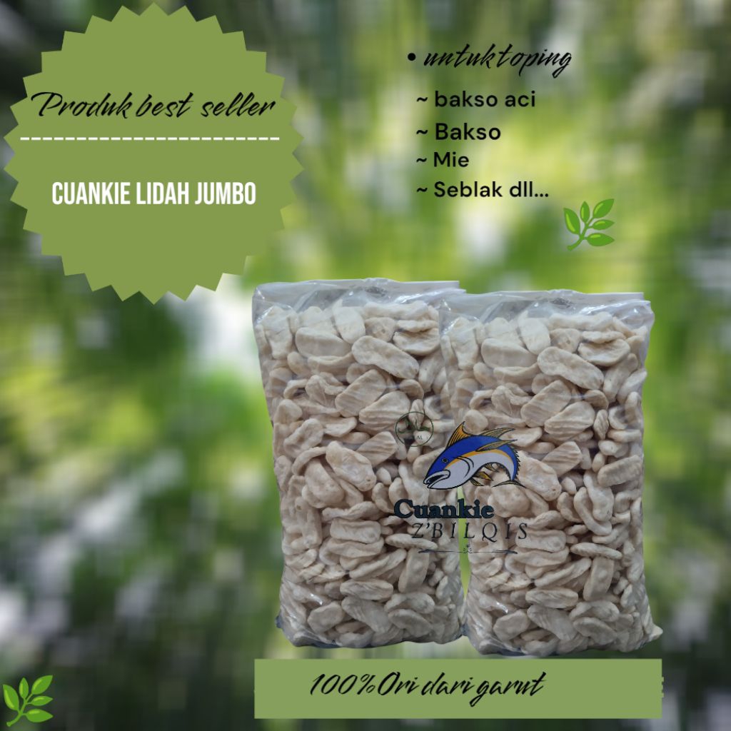 

CUANKI LIDAH JUMBO ISI 500 PCS
