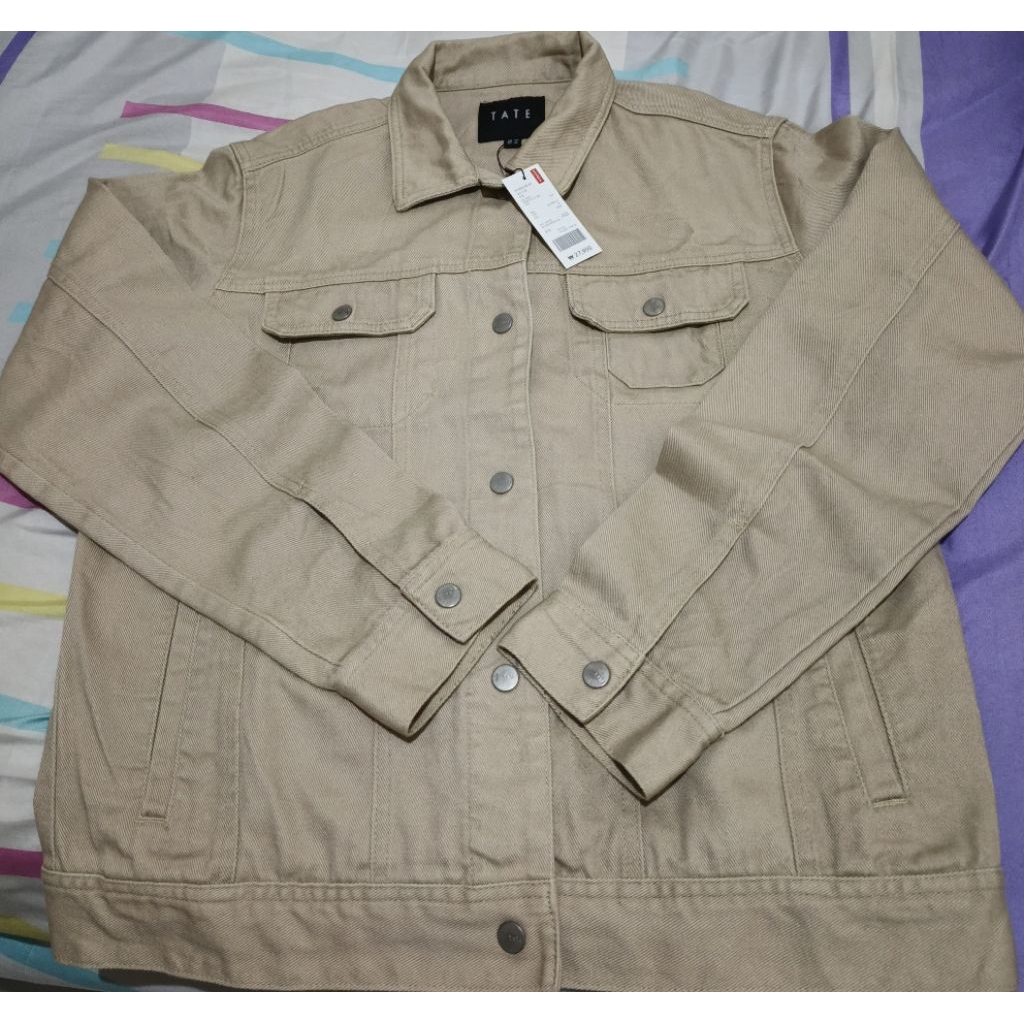 jaket jeans coksu brand TATE