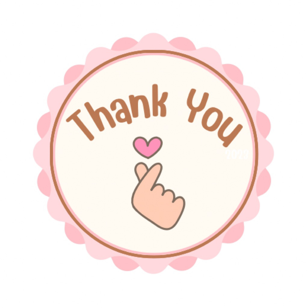 

Sticker Stiker Thank you Thankyou bisa costume design harga bersahabat
