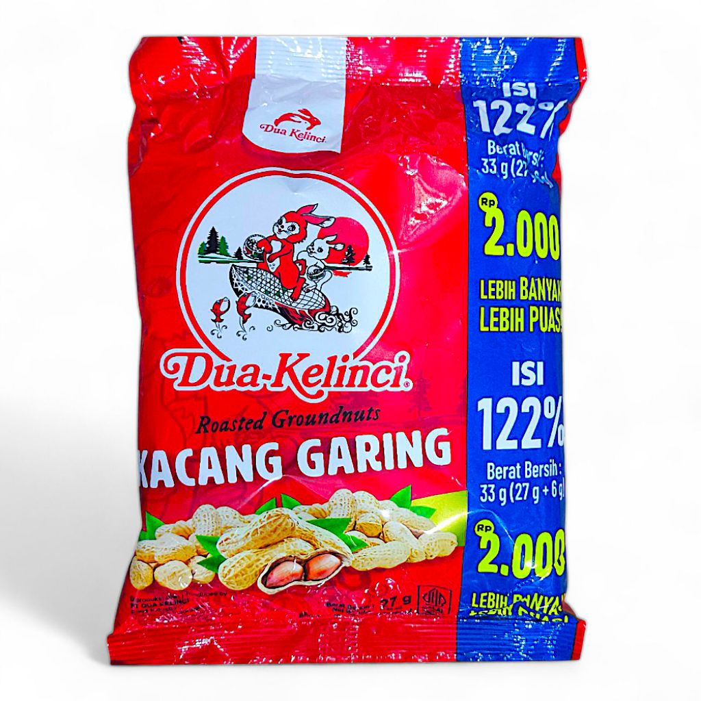 

[BELI BANYAK LEBIH MURAH] KACANG GARING DUA KELINCI 33g – Snack Kacang Kulit Renyah Gurih Camilan Favorit Semua Kalangan 2 Kelinci