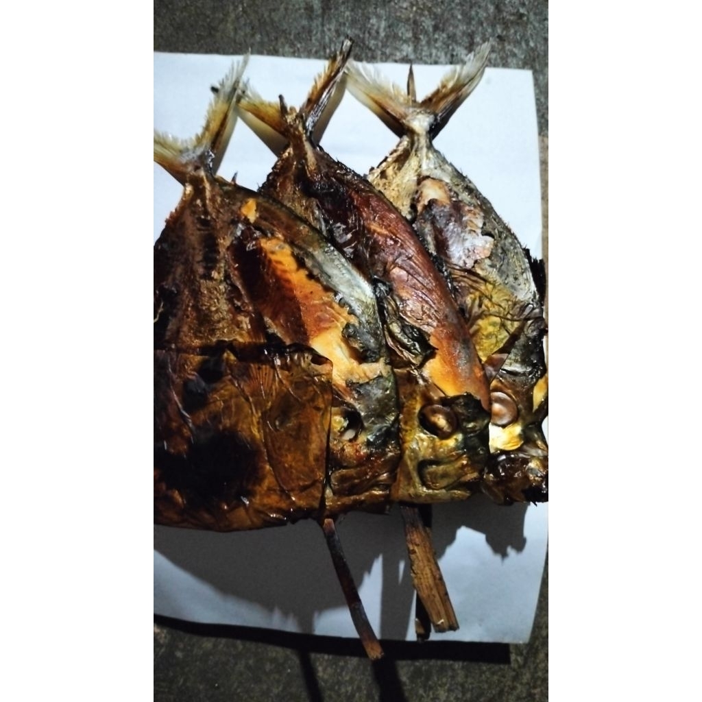 

ikan asap, ikan panggangan khas Demak, ikan Semar asap besar daging tebal