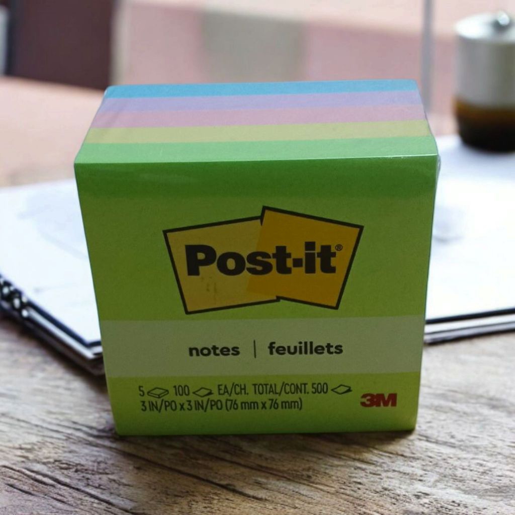 

3M Post-it ORIGINAL Sticky Notes 654-5UC 3in X 3in