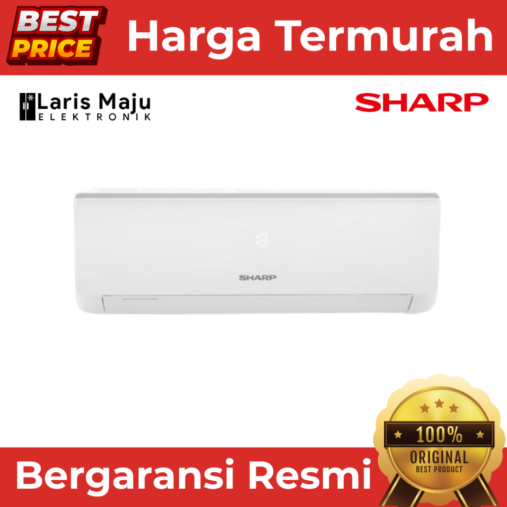 SHARP AC AH -A9BEY 1 PK AC Split Standar Low Watt Original Termurah