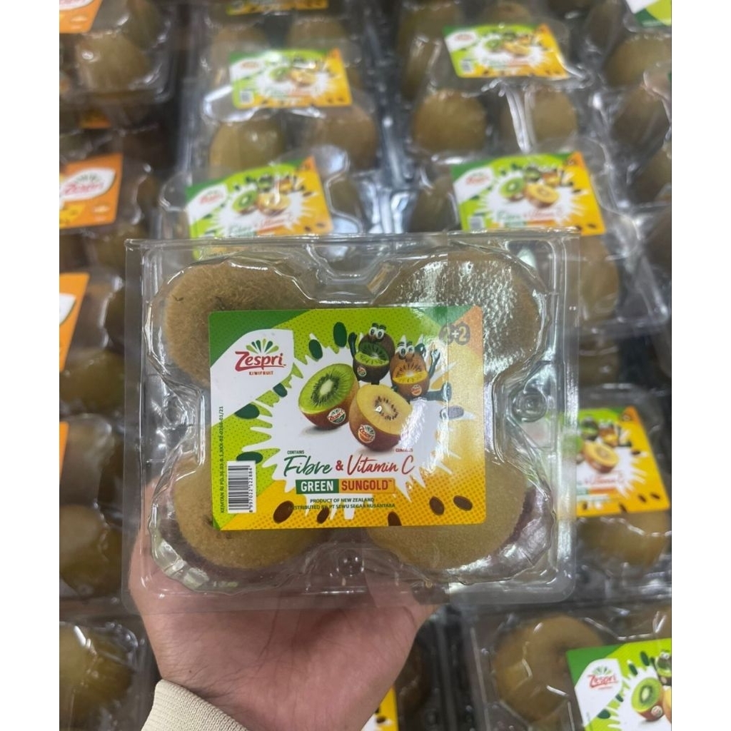 

Kiwi Zespri Fresh Mix 1 Pack isi 2 Kiwi Green dan 2 Kiwi Gold