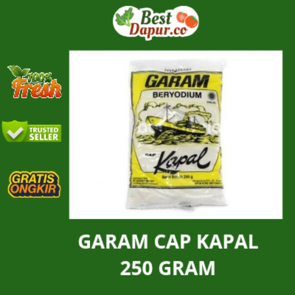 

GARAM DAPUR CAP KAPAL -- 250 GR -- Best Dapur .Co