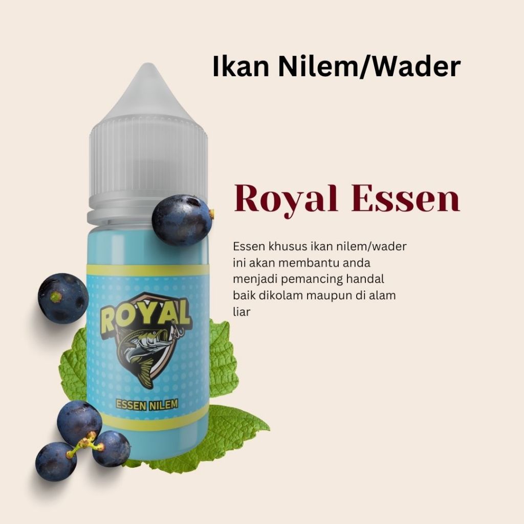 Royal Essen Nilem/Wader, Essen Ikan Nilem/Wader Paling Gacor Untuk Mancing Alam Liar Atau Harian