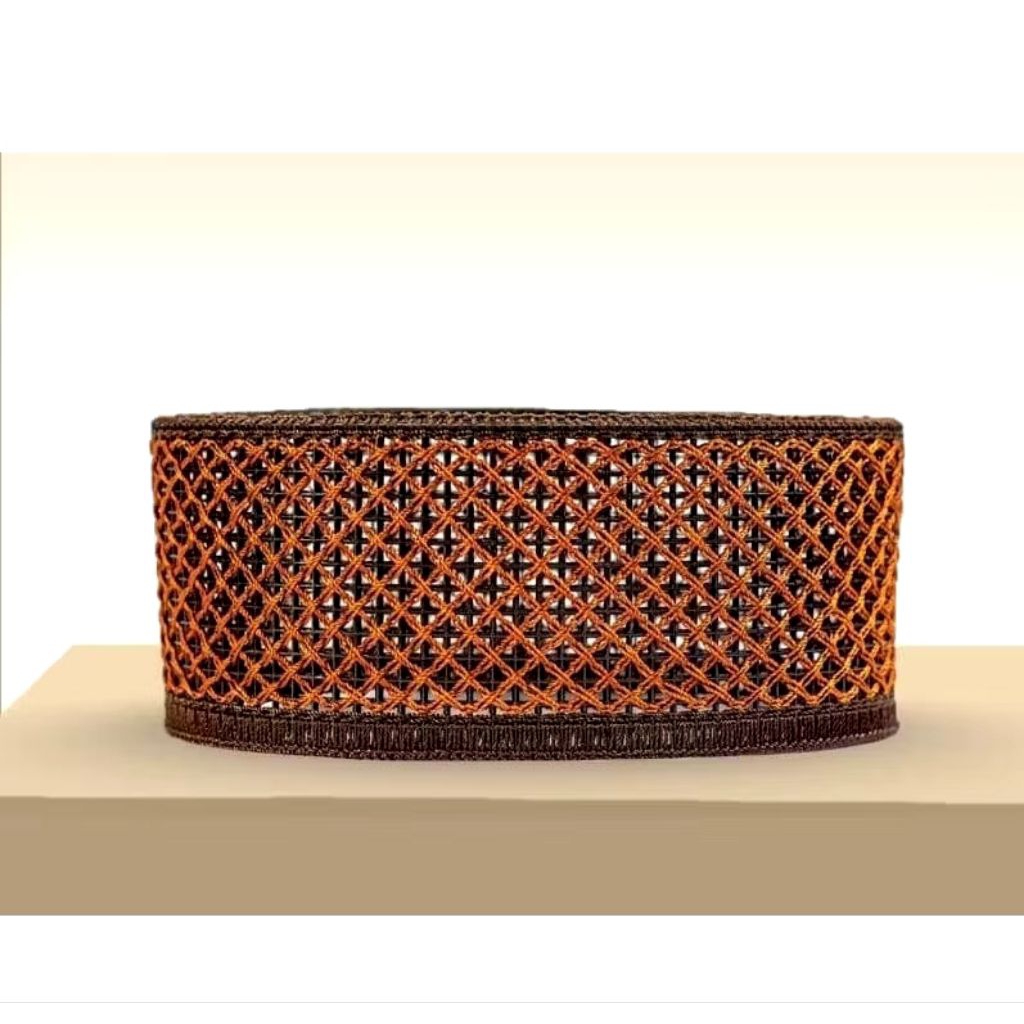 

peci gaya rotan arrazi kombinasi coklat