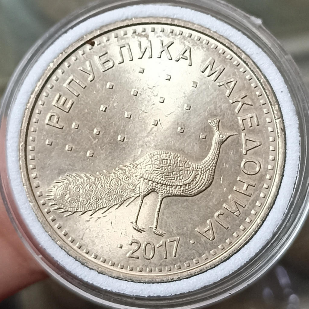 Koin Kuno Macedonia Utara 10 Denari