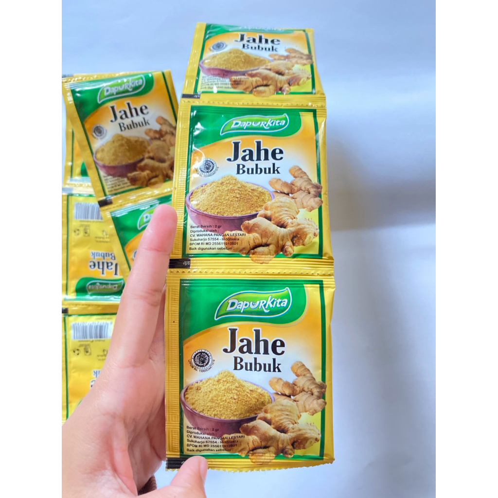 

1 Renceng (12pcs) Jahe Bubuk Dapurkita 2g