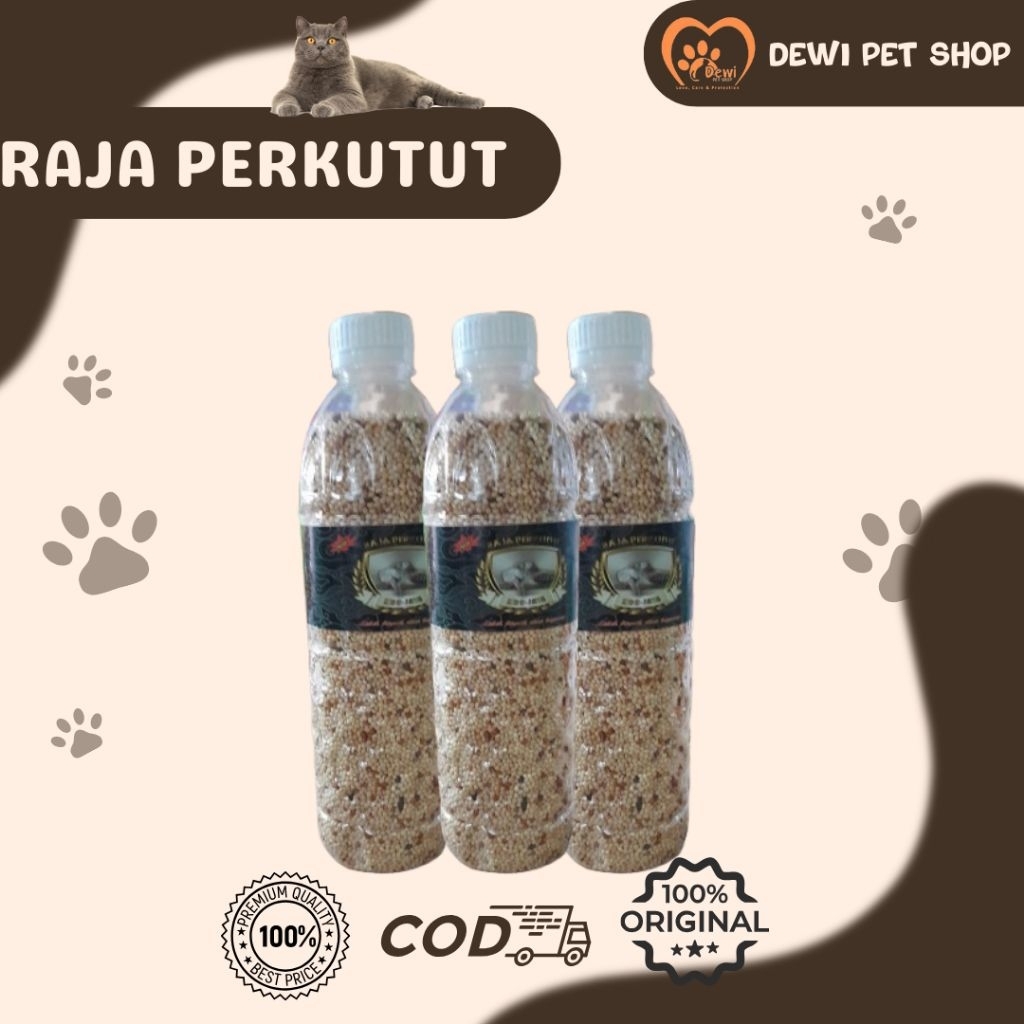 Raja Perkutut Pakan Burung Perkutut Kemasan Botol