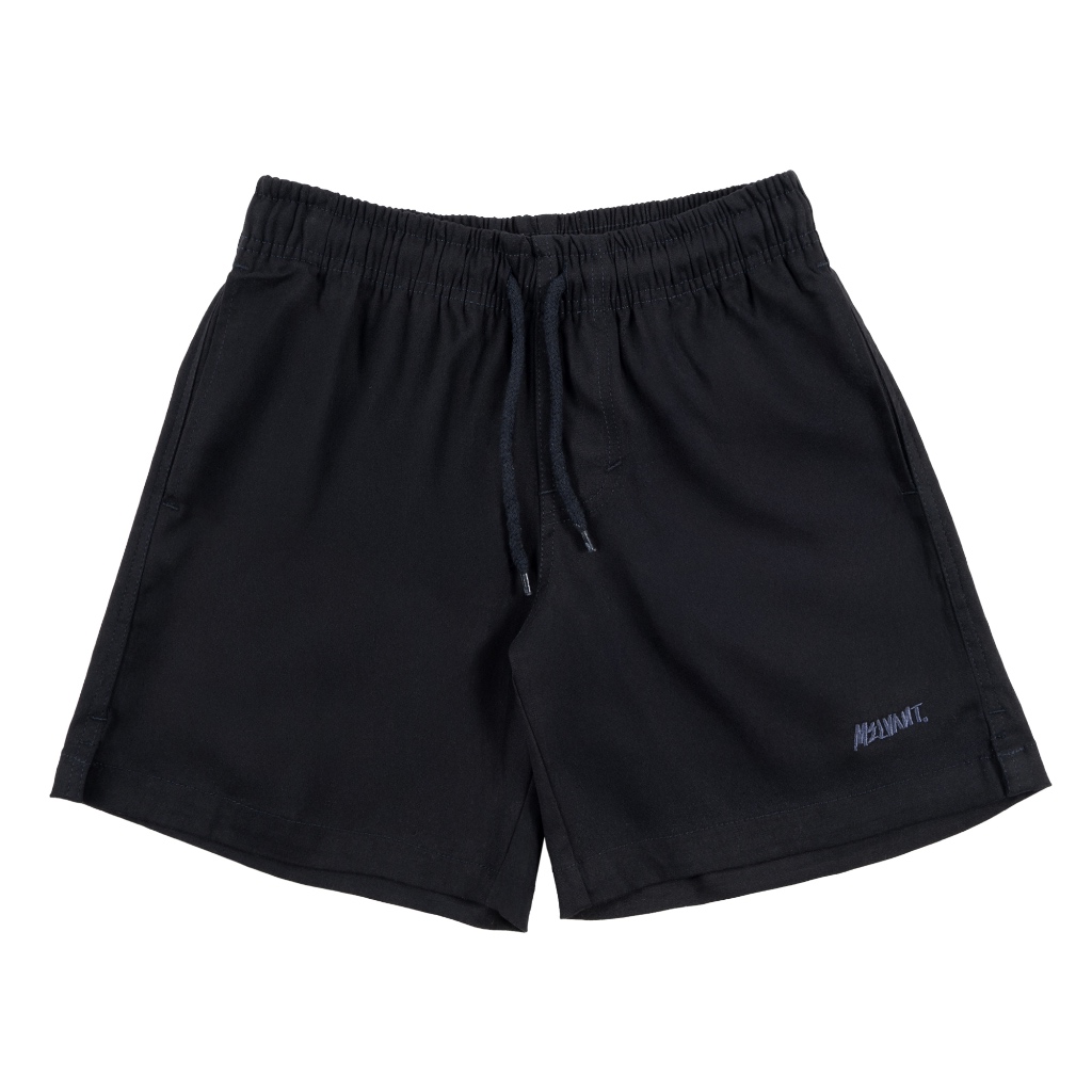 Melvant - MBS Heim Black Boardshort | Celana Pendek Pria / Boardshort Bahan Cotton Twill