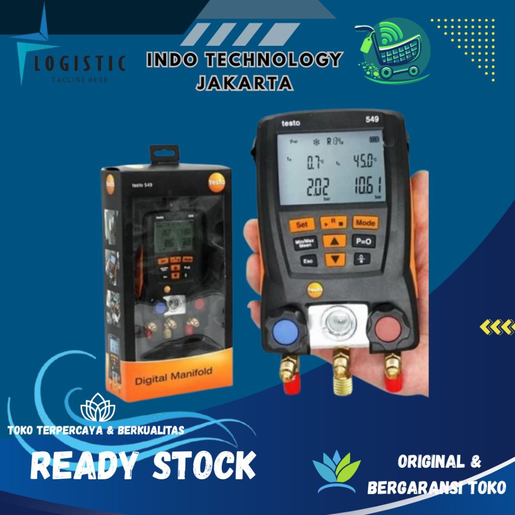 Refrigerantion Digital Manifold Gauge Meter Testo 549