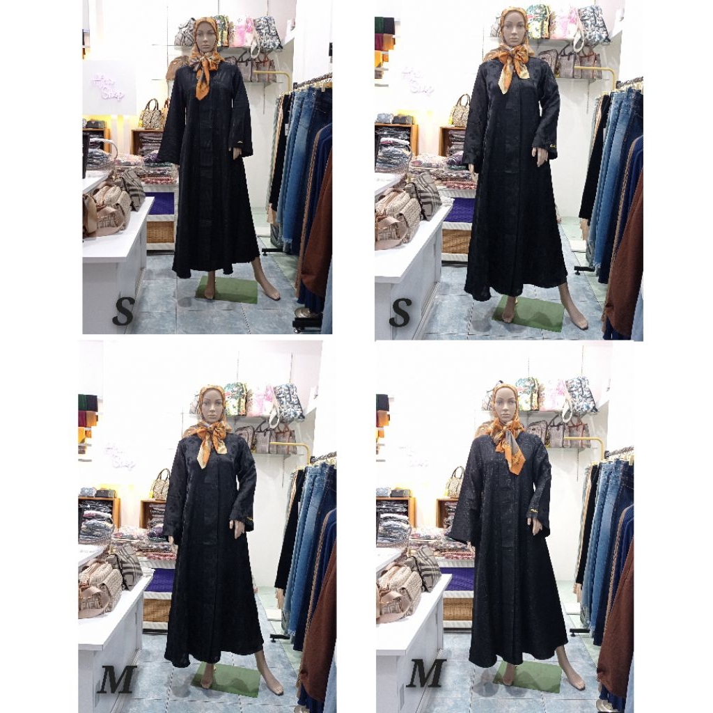 Abaya Black Series Terbaru By DnL Luxury