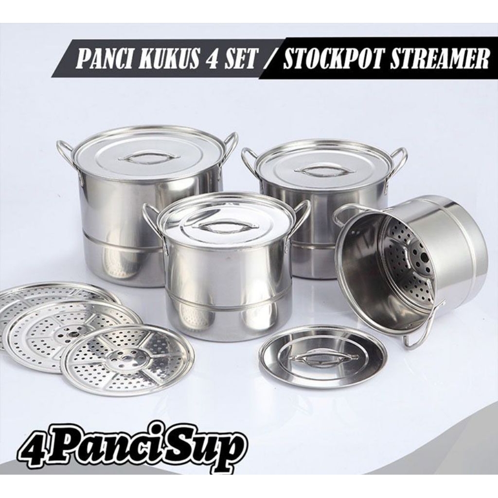STOCK POT STEAMER SET