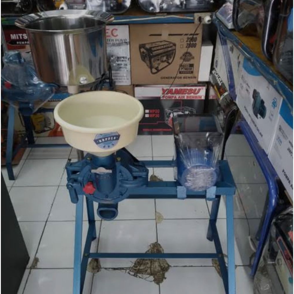 Mesin Giling Tahu PMJ 6inci + Dinamo 1HP