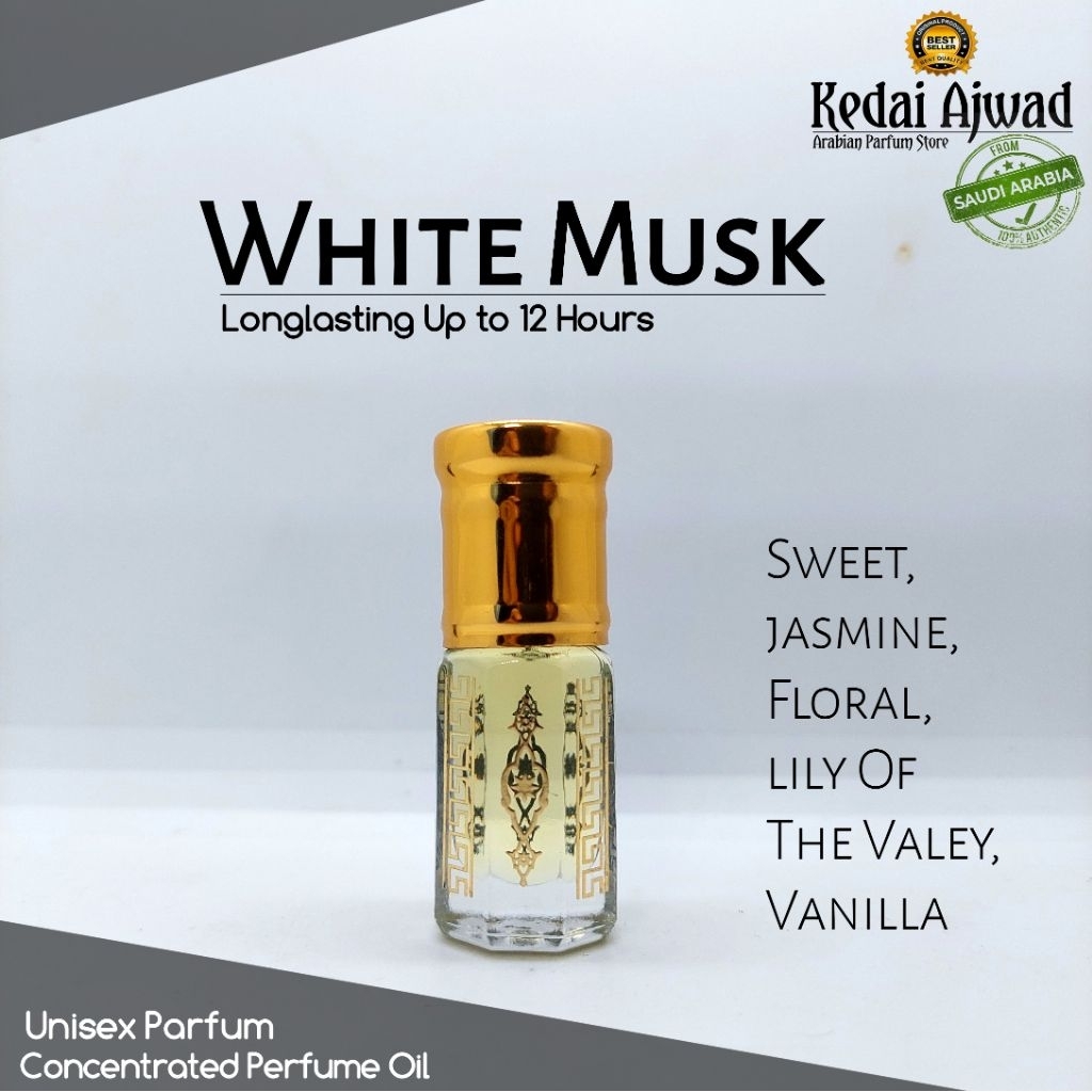 White Musk | Minyak Wangi White Musk Original Saudi